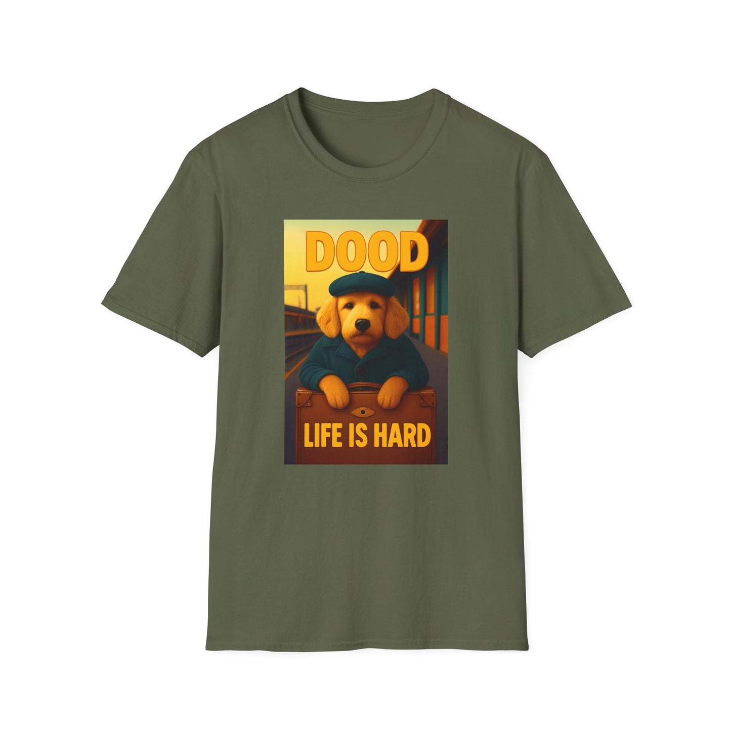 Dood Life is Hard T-Shirt, Funny Pet Tee, Unisex Graphic Shirt, Casual Wear Gift, Dog Lover Apparel