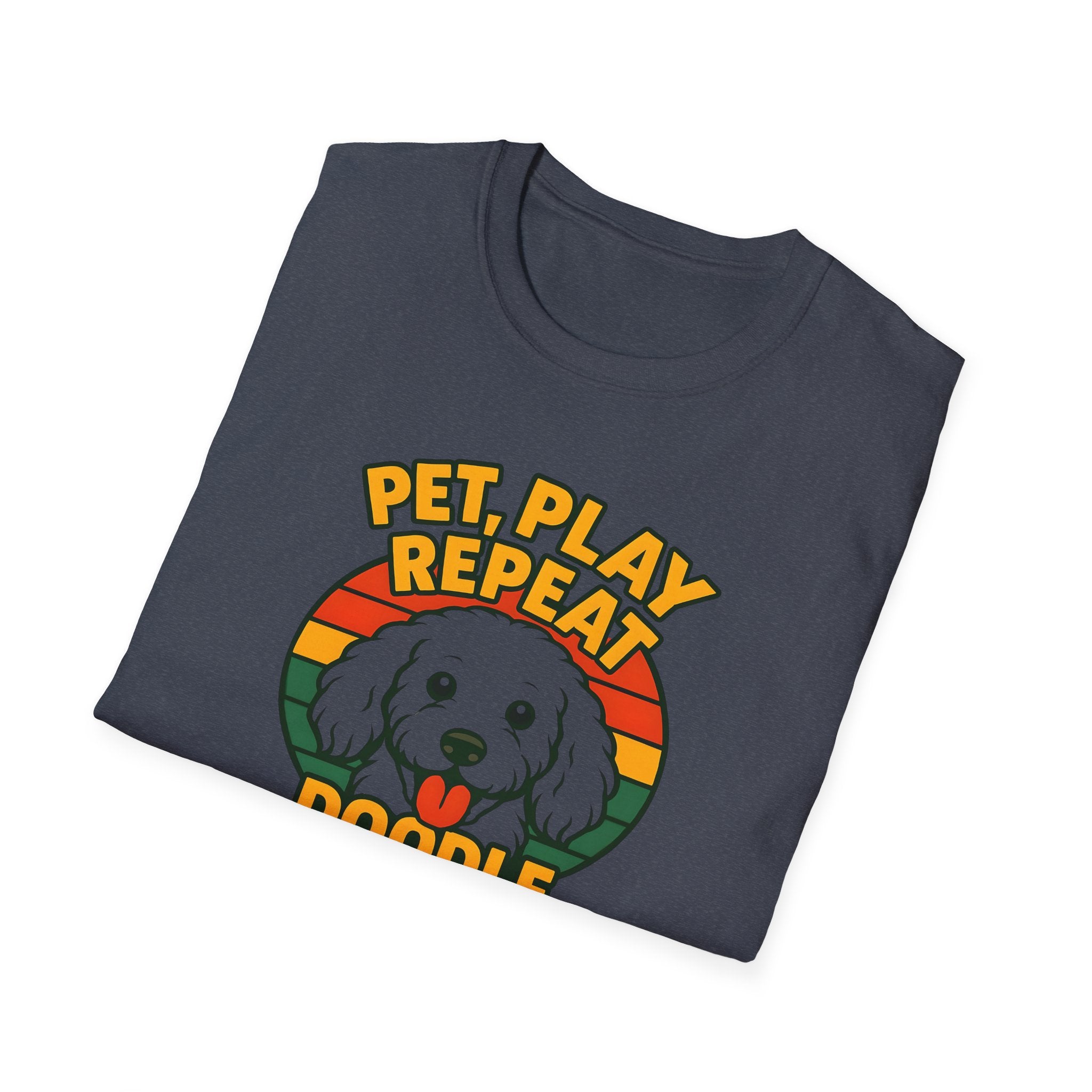 Pet. Play. Repeat. Doodle Life Pet Lover T-Shirt, Cute Dog Shirt, Pet Play Repeat Tee, Gift for Dog Owners, Animal Lover Apparel