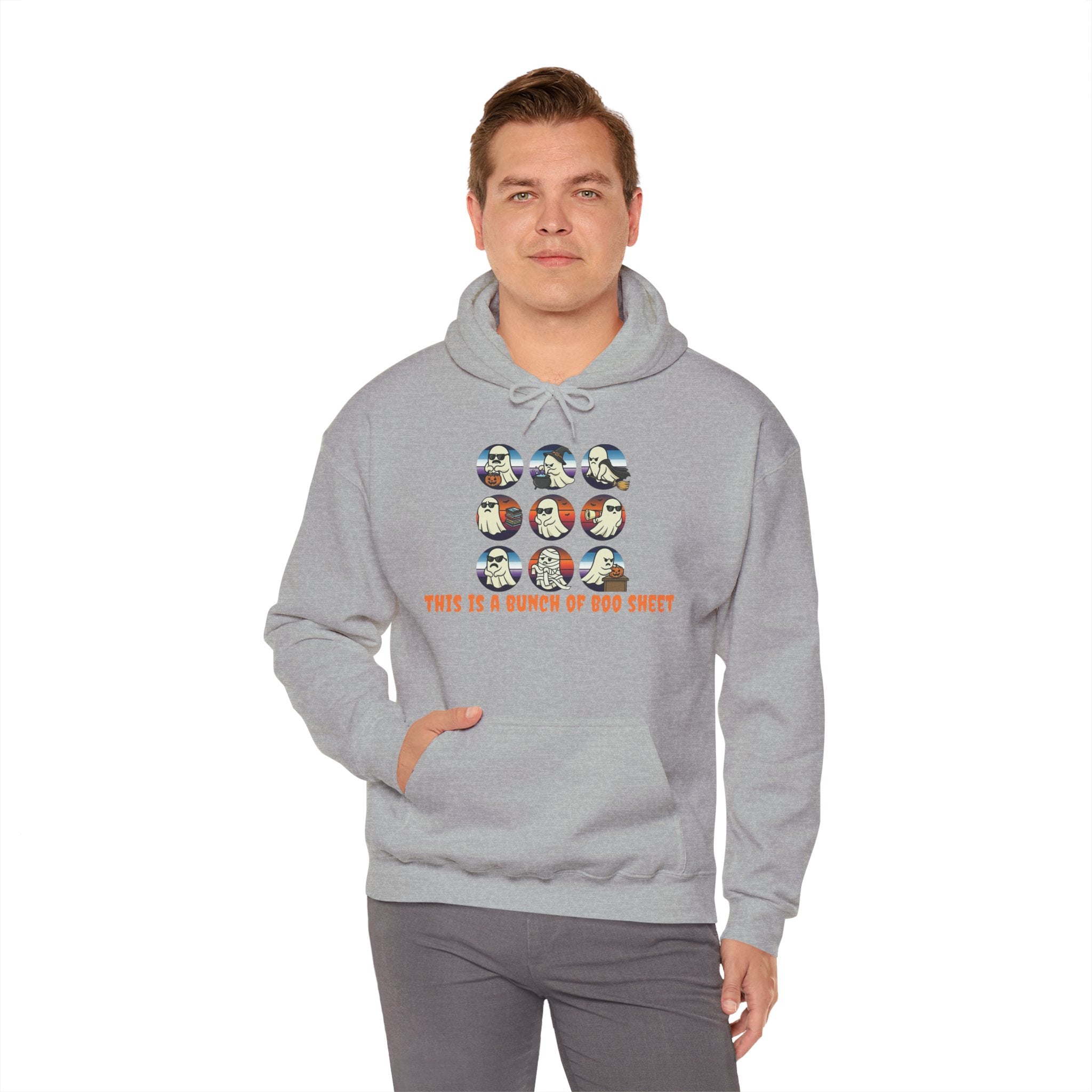 Funny Graphic Hoodie: This Is A Bunch Of Boo Sheet, Humor Sweatshirt, Unisex Pullover, Halloween Gift