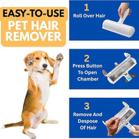 The Miracle Brands Pet Hair Remover Roller - RED