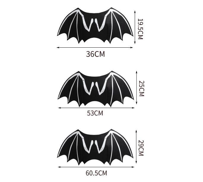 Luminous Bat Wings Dog Costume - Transform Your Pup Into A Mysterious Creature!