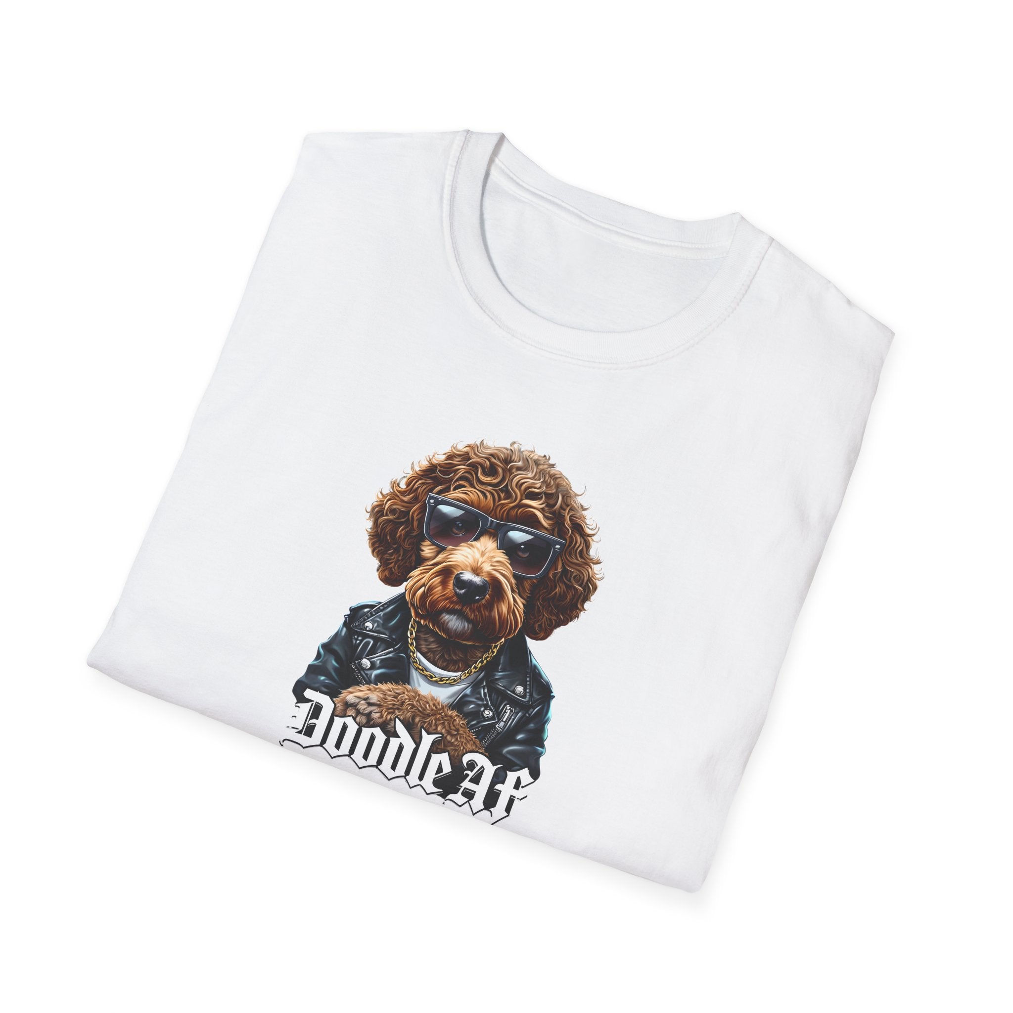 Doodle AF, Cool Doodle Dog Unisex T-Shirt, Pet Lover Gift, Dog Apparel, Dog Mom, Funny Animal Tee