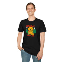 Holiday Doodle. Festive Dog Lover T-Shirt, Cute Pet Shirt, Holiday Gift, Unisex Graphic Tee, Christmas Apparel, Winter Fashion