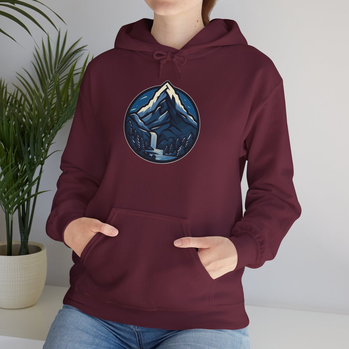 Blue Mountain Waterfall Hoodie