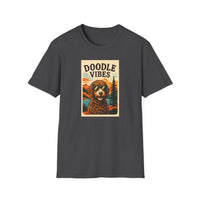 Doodle Vibes. Unisex T-Shirt, Funny Dog Tee, Gift for Pet Lovers, Casual Wear, Dog Enthusiast Shirt, Summer Fashion