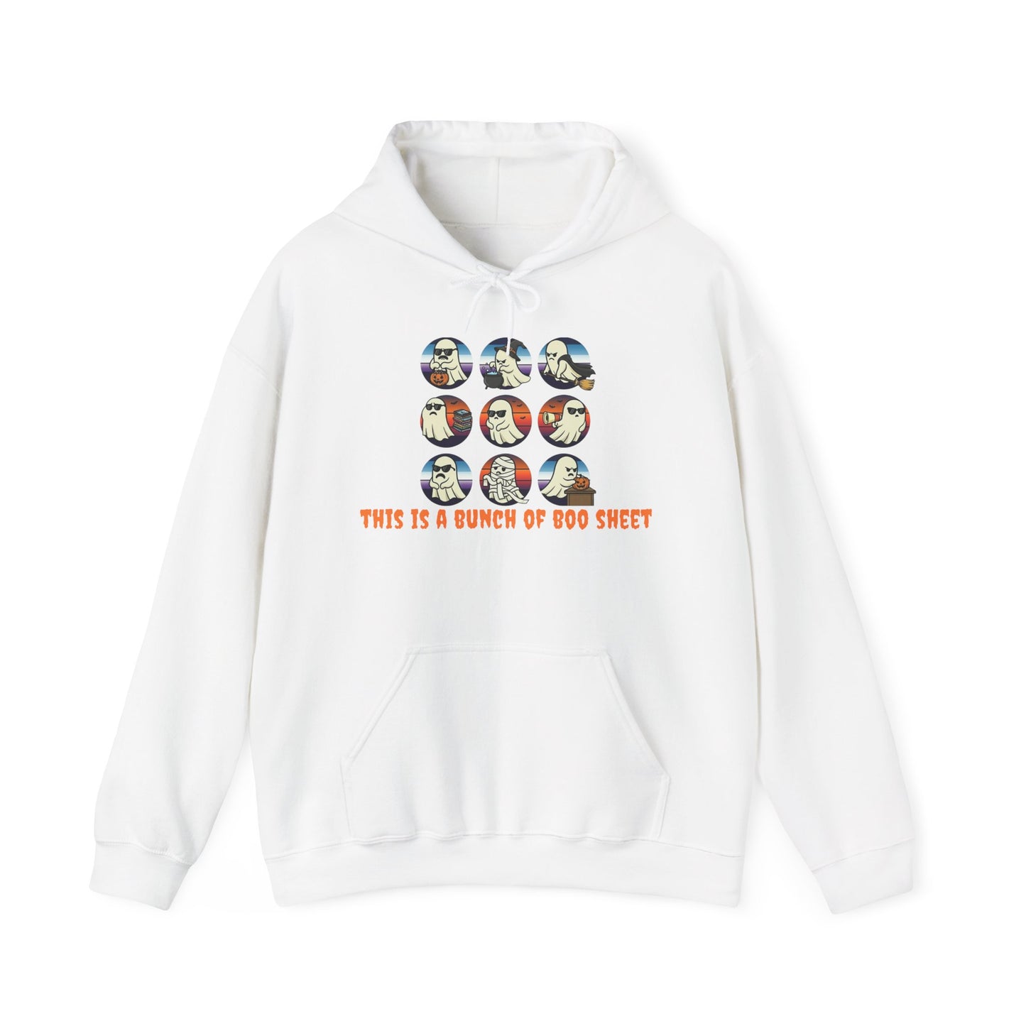Funny Graphic Hoodie: This Is A Bunch Of Boo Sheet, Humor Sweatshirt, Unisex Pullover, Halloween Gift