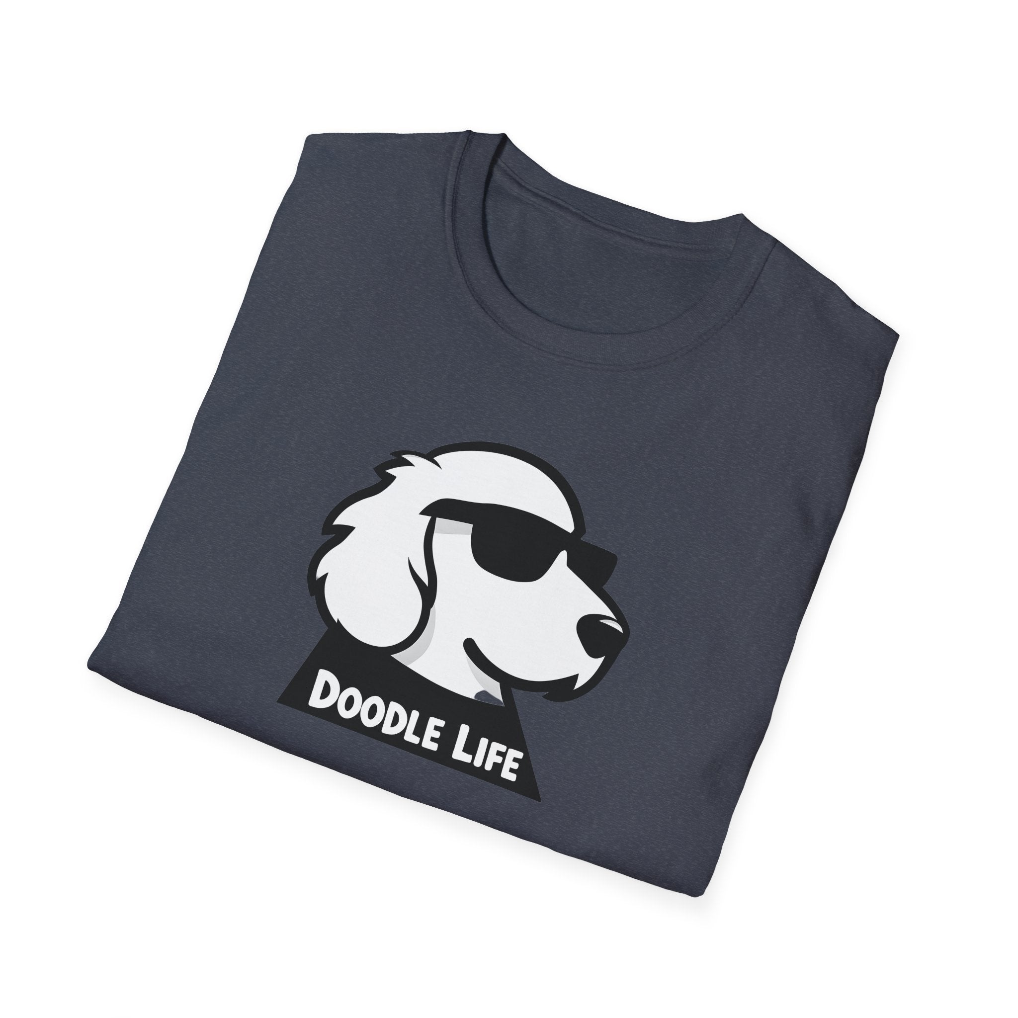 Doodle Life Unisex Softstyle T-Shirt, Dog Lover Gift, Pet Owner Apparel, Funny T-Shirt