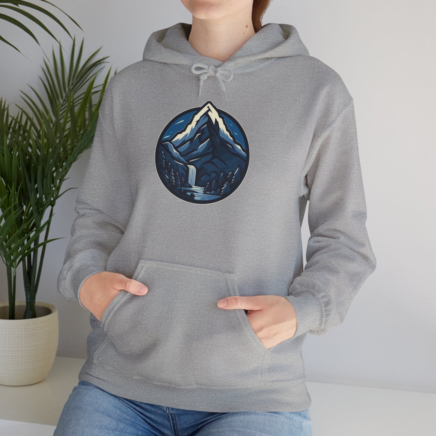 Blue Mountain Waterfall Hoodie