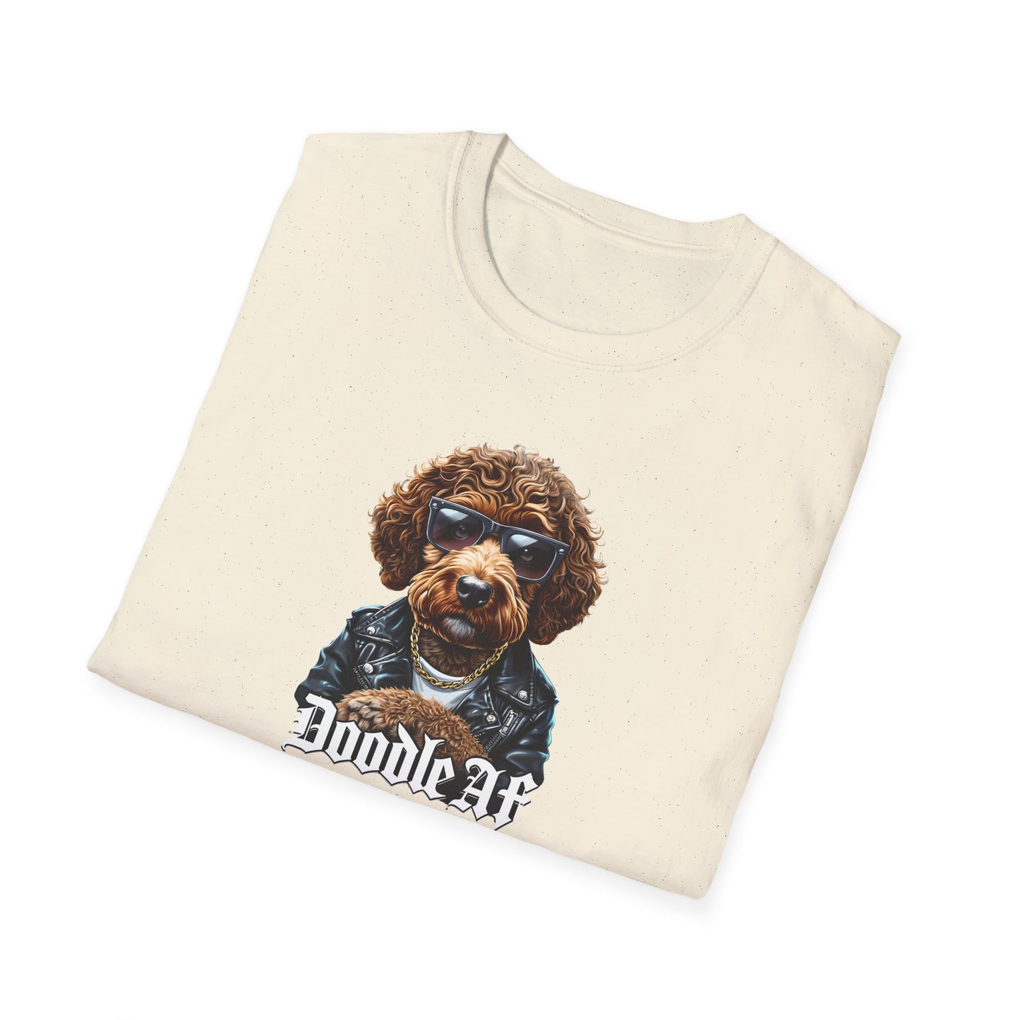 Doodle AF, Cool Doodle Dog Unisex T-Shirt, Pet Lover Gift, Dog Apparel, Dog Mom, Funny Animal Tee