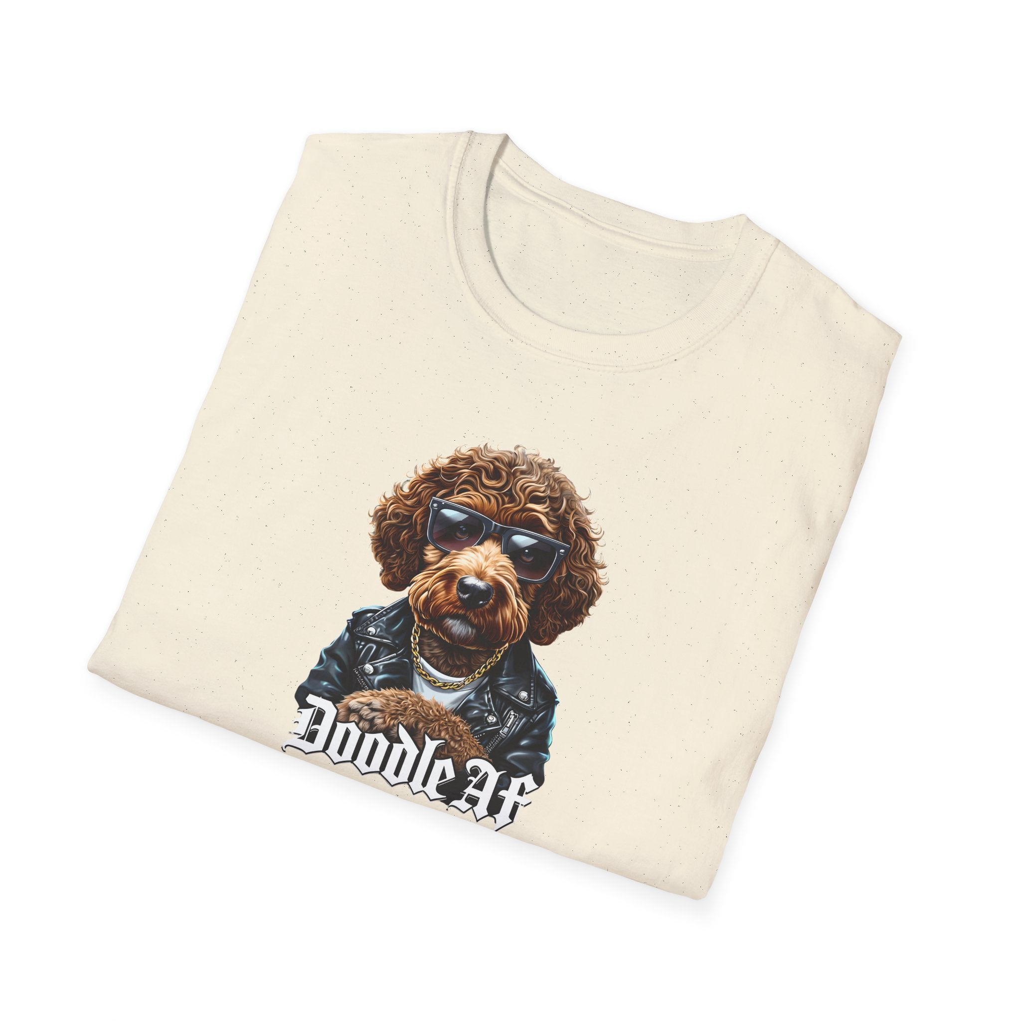 Doodle AF, Cool Doodle Dog Unisex T-Shirt, Pet Lover Gift, Dog Apparel, Dog Mom, Funny Animal Tee