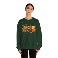 Festive Teacher Sweatshirt, Cozy Fall Apparel, Thanksgiving Gift, Pumpkin Sweater, Autumn Fashion, Teacher Appreciation