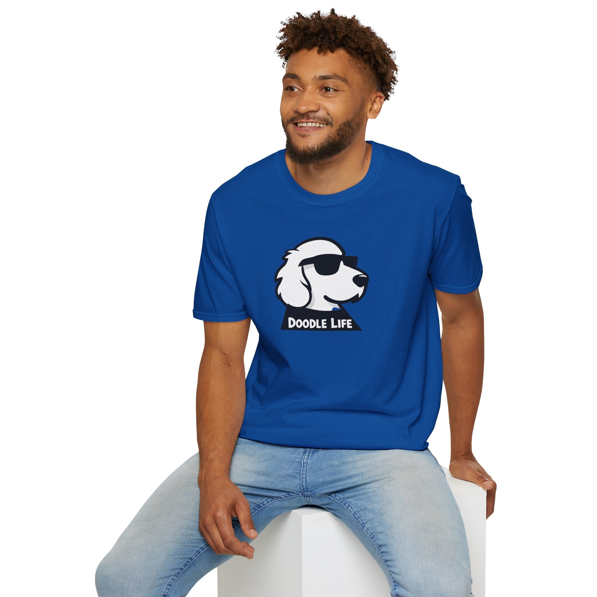 Doodle Life Unisex Softstyle T-Shirt, Dog Lover Gift, Pet Owner Apparel, Funny T-Shirt