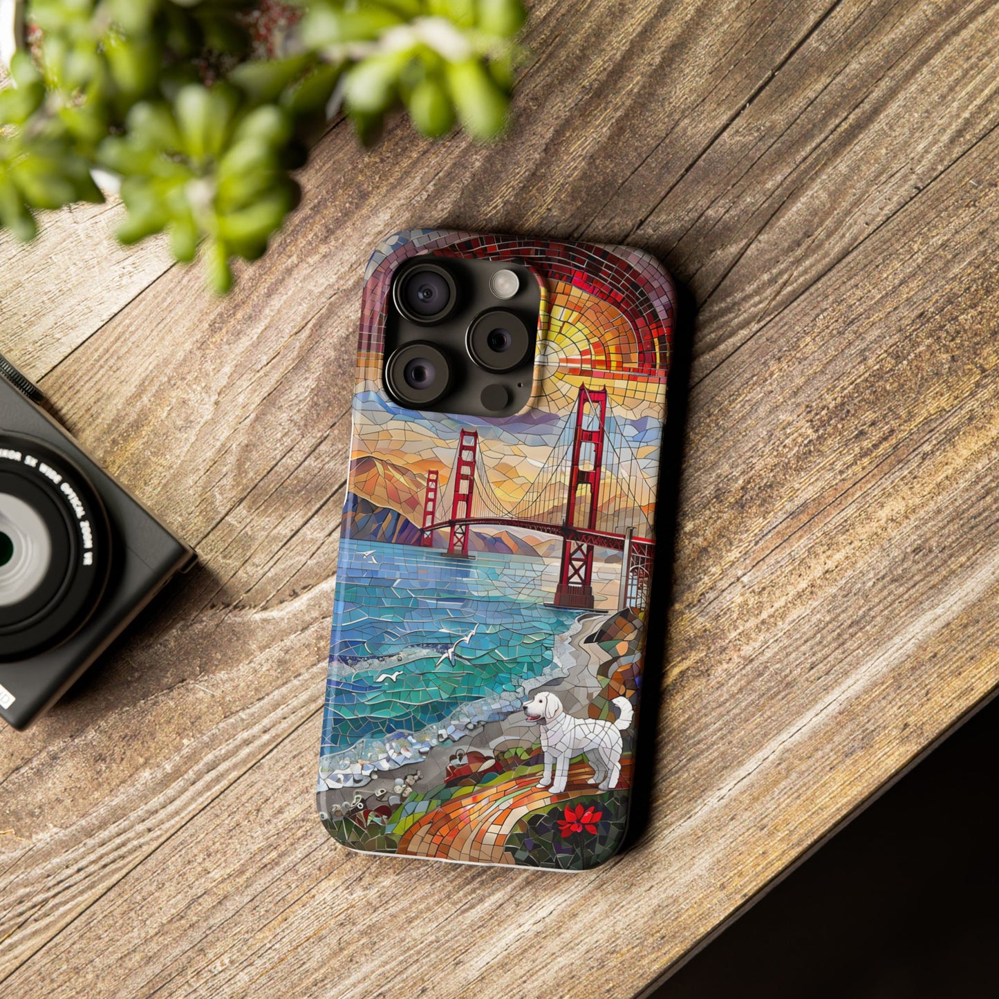 Mountain Landscape Slim Mobile Phone Cases, Phone Accessories, Doodle Dog Cell Phone Case