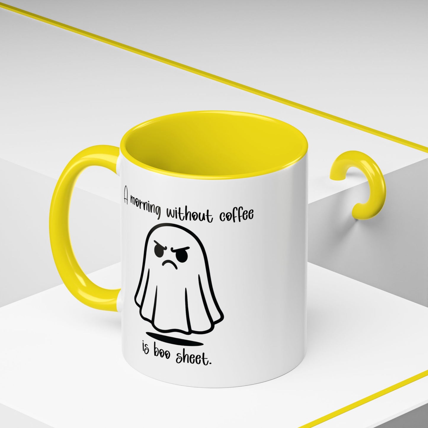 No Coffee is Boo Sheet, Funny Ghost Coffee Mug, Halloween Coffee Cups, Gift for Latte Lovers