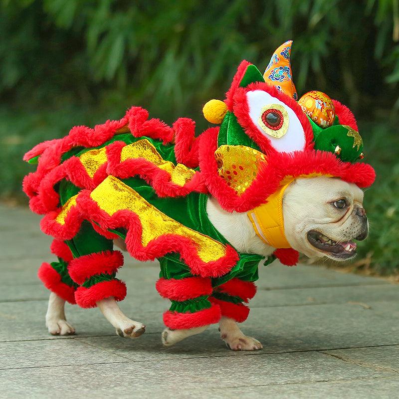 Funny Lion And Horse Pet Costume - Perfect For A Hilarious Cat And Dog Dance Party!