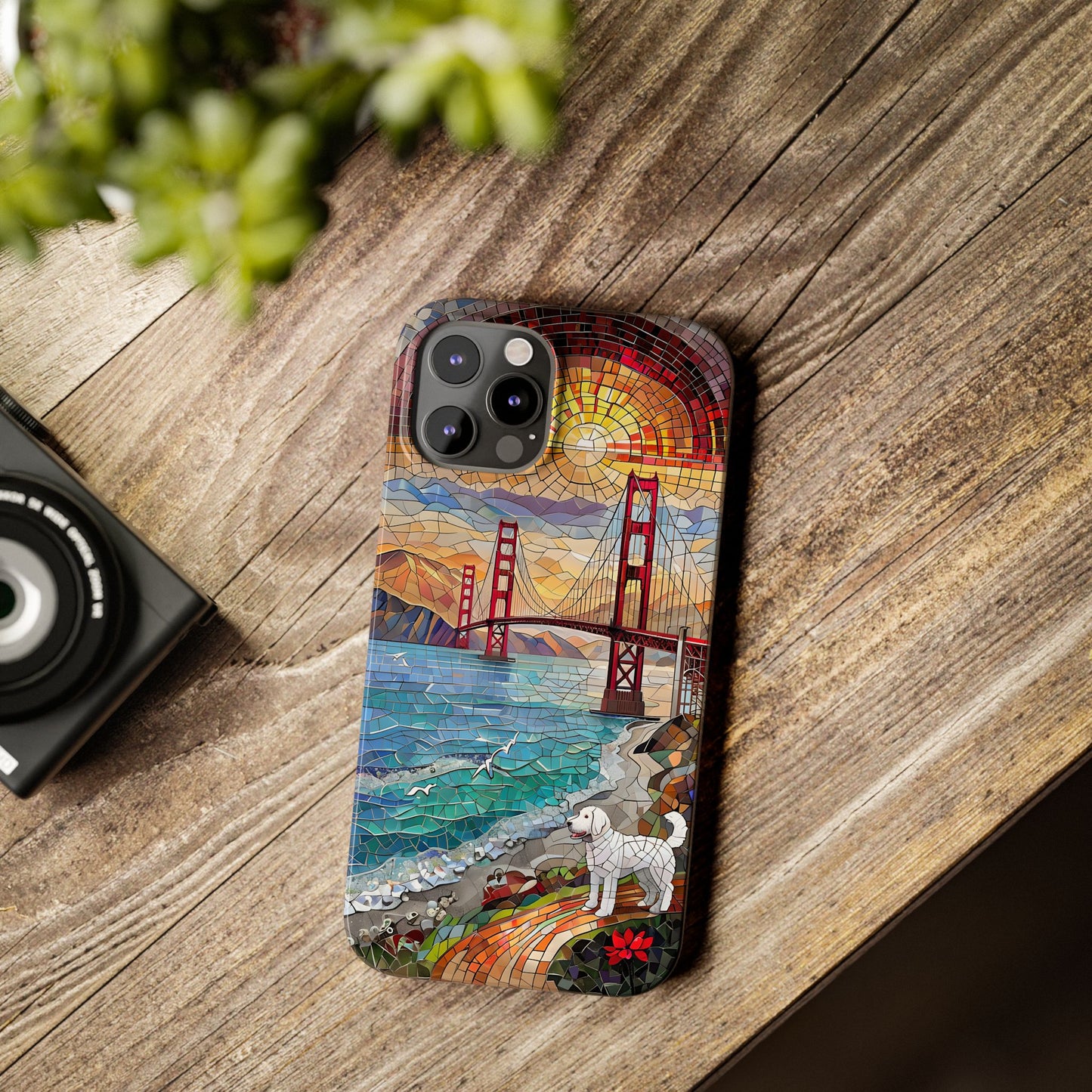 Mountain Landscape Slim Mobile Phone Cases, Phone Accessories, Doodle Dog Cell Phone Case
