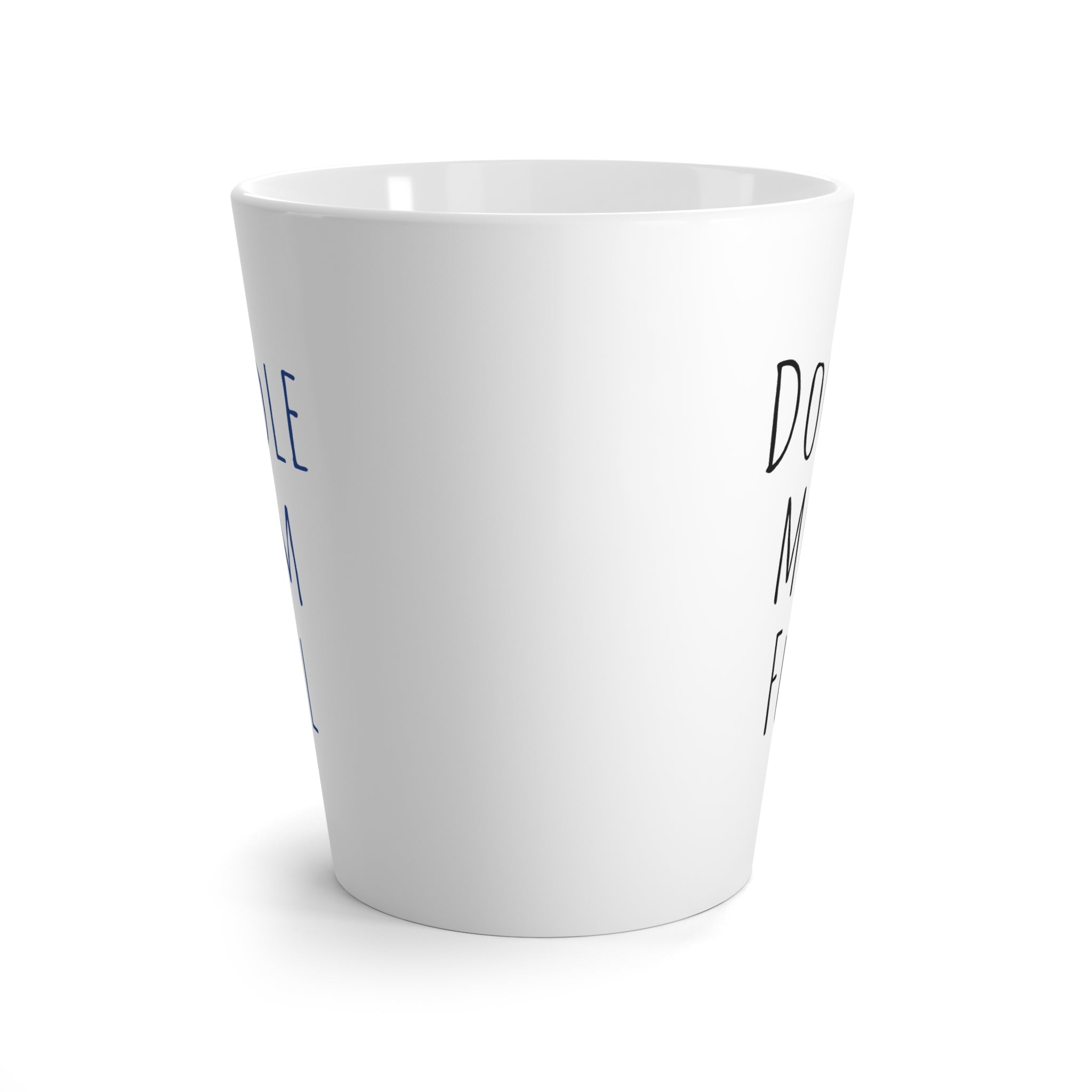 Doodle Mom Fuel Latte Mug, Funny Dog Coffee Cup Gift for Mom