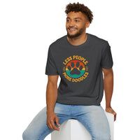 Less People More Doodles. Unisex T-Shirt, Casual Gift, Pet Lover Apparel, Art Lover T-Shirt, Fun Everyday Wear, Quirky Tee