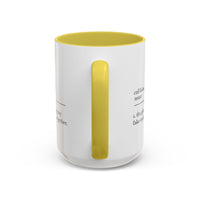 Motivational Coffee Mug - "Caf.feine" - 11oz & 15oz