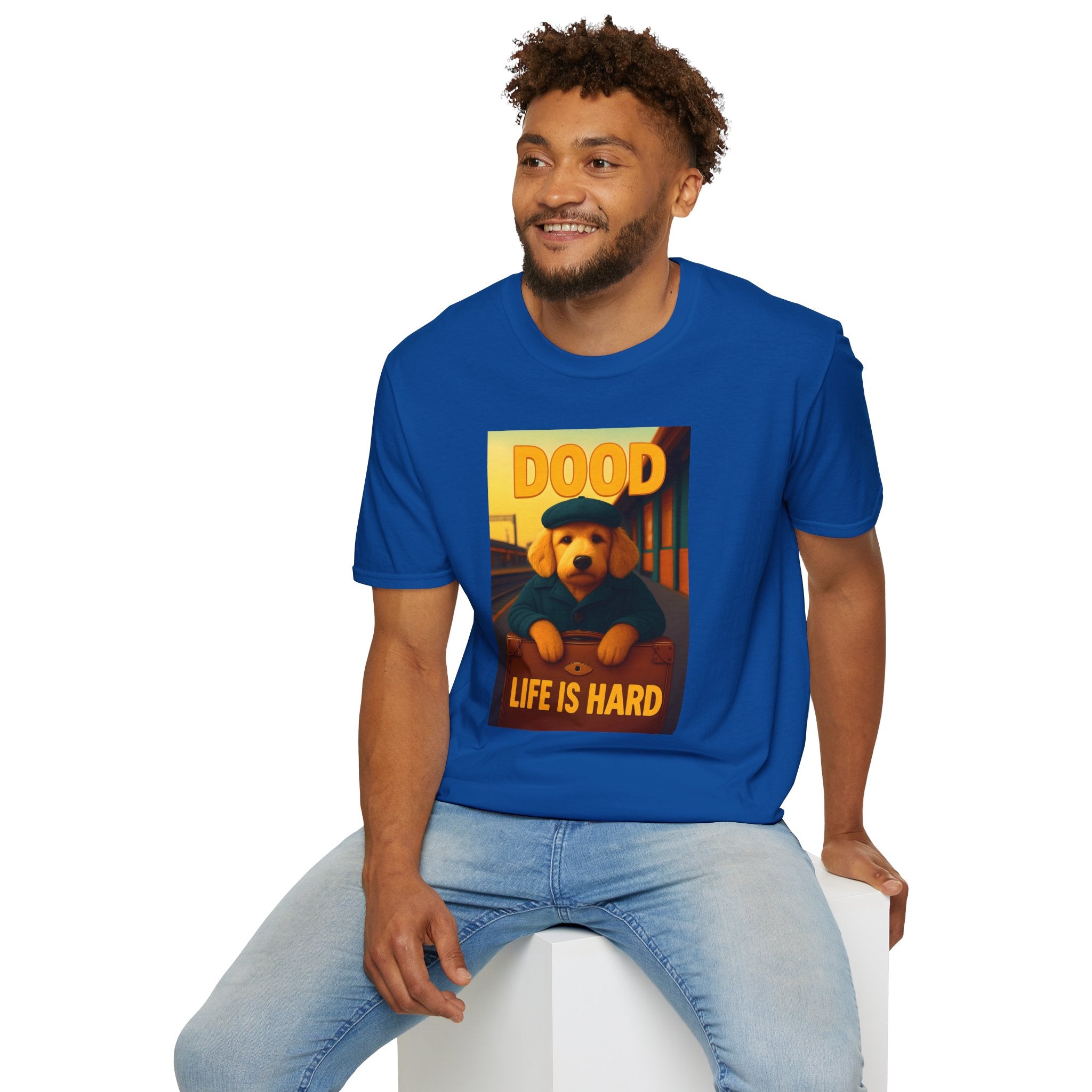 Dood Life is Hard T-Shirt, Funny Pet Tee, Unisex Graphic Shirt, Casual Wear Gift, Dog Lover Apparel