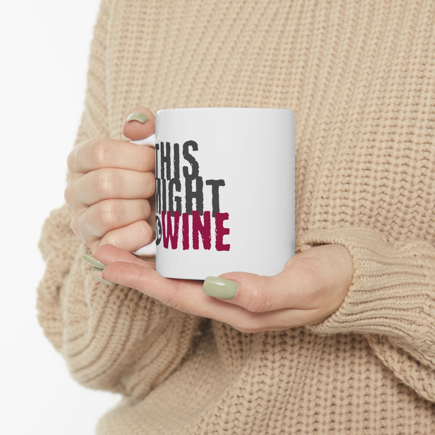 Funny Coffee Mug - Perfect Gift for Coffee Lovers, Humor,  Birthdays, Housewarming - 'This Might Be Wine'