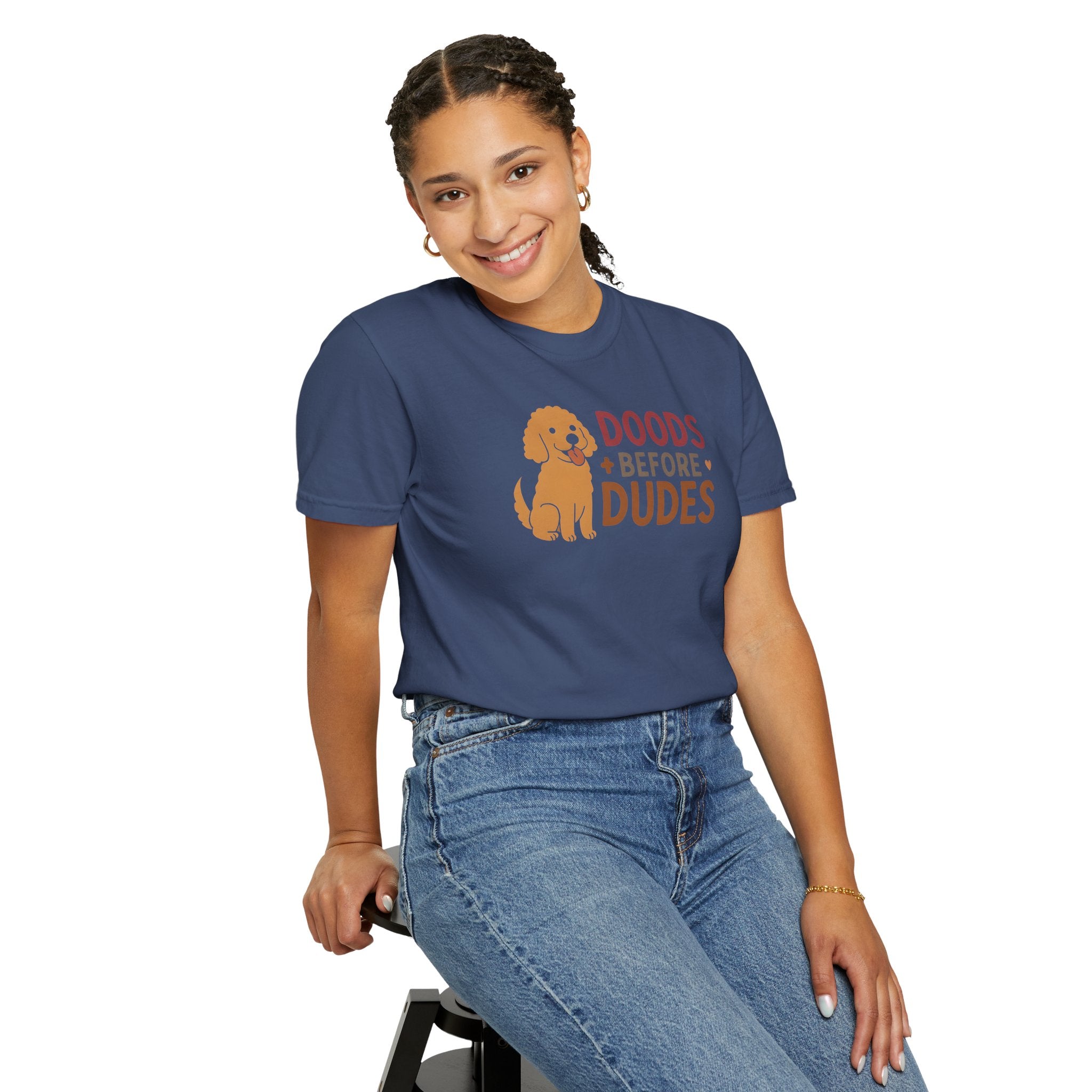 Doods Before Dudes Shirt, Fun Dog Lover T-Shirt, Unisex Tee for Pet Owners, Casual Apparel for Dog Lovers, Great Gift for Dog Moms