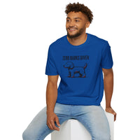 Funny Dog Lover T-Shirt: Zero Barks Given, Pet Owner Gift, Casual Wear, Animal Lover Top, Gift for Dog Moms