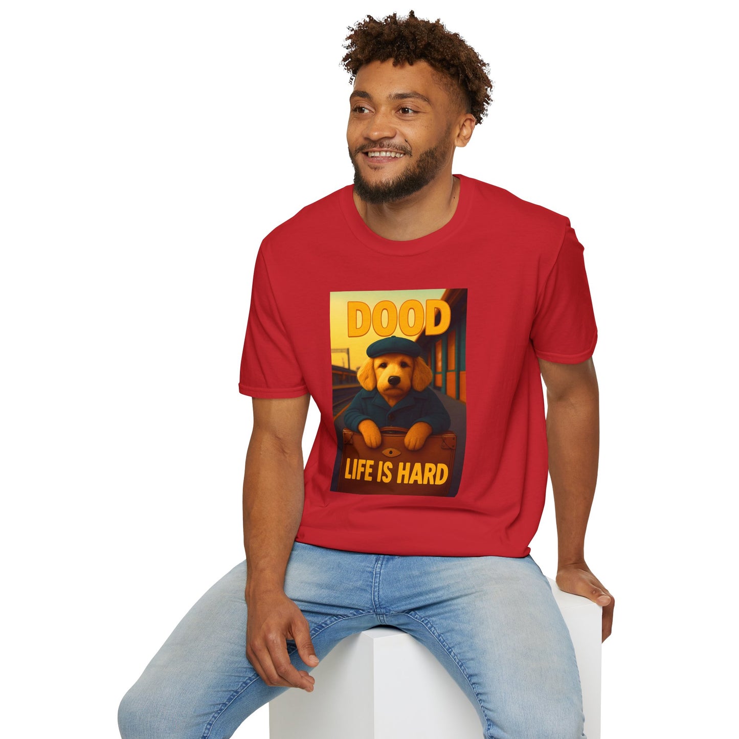 Dood Life is Hard T-Shirt, Funny Pet Tee, Unisex Graphic Shirt, Casual Wear Gift, Dog Lover Apparel