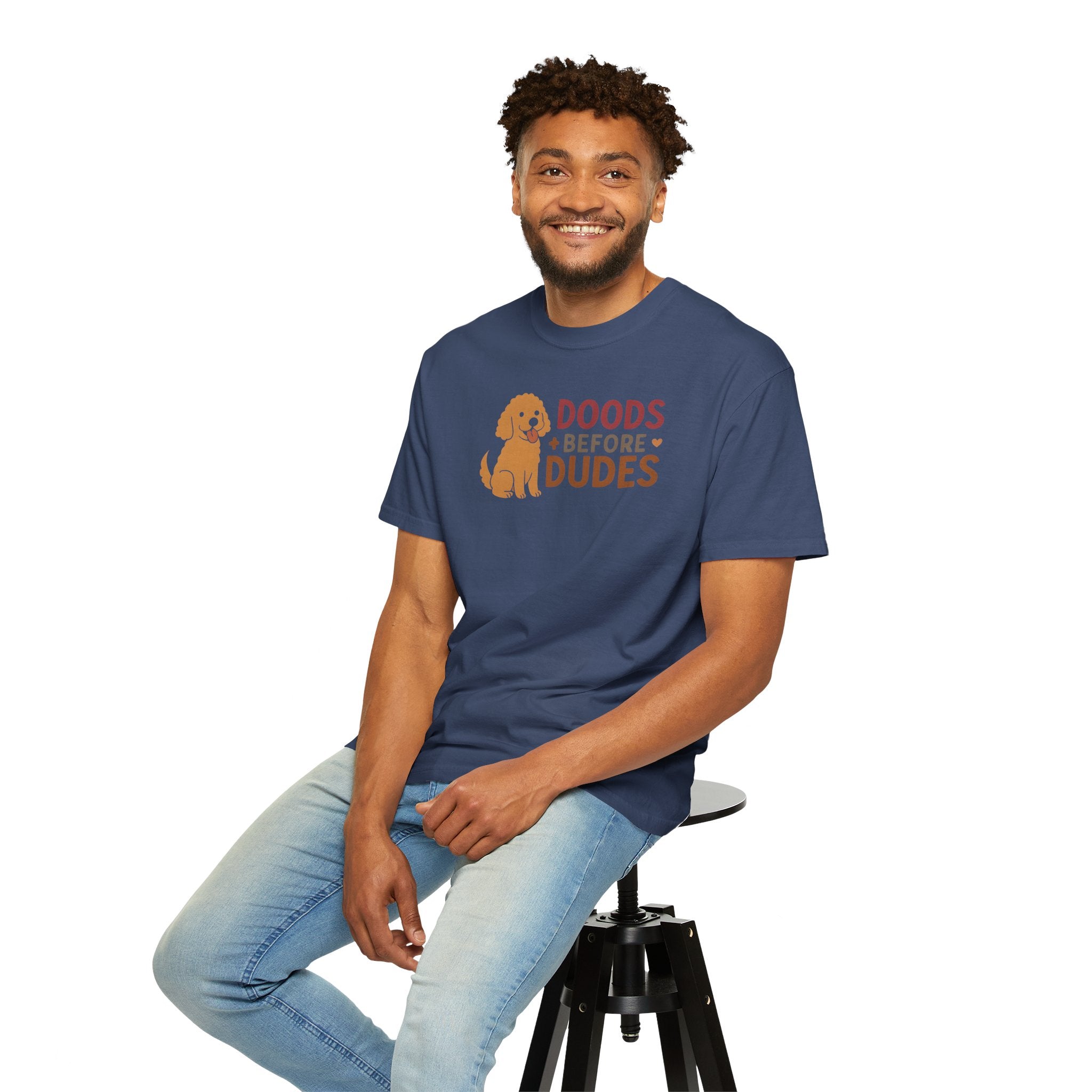 Doods Before Dudes Shirt, Fun Dog Lover T-Shirt, Unisex Tee for Pet Owners, Casual Apparel for Dog Lovers, Great Gift for Dog Moms