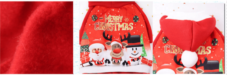 Festive Feline Christmas Cat Costume