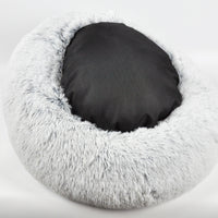Mr. Peanut's 28" OrthoPlush® Pet Bed - Snowflake White Two Tone