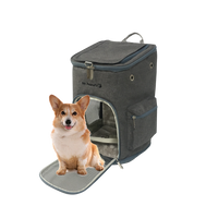 Mr. Peanut's Vancouver Series Backpack Pet Carrier for Smaller Cats and Dogs