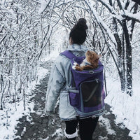 Mr. Peanut's Vancouver Series Backpack Pet Carrier for Smaller Cats and Dogs