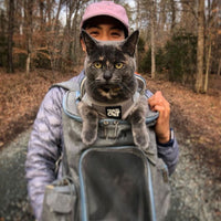 Mr. Peanut's Vancouver Series Backpack Pet Carrier for Smaller Cats and Dogs