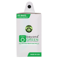 6-Pack of Compact Dog Poop Bags – Eco-Friendly, Leak-Proof (45 Bags per Pack)