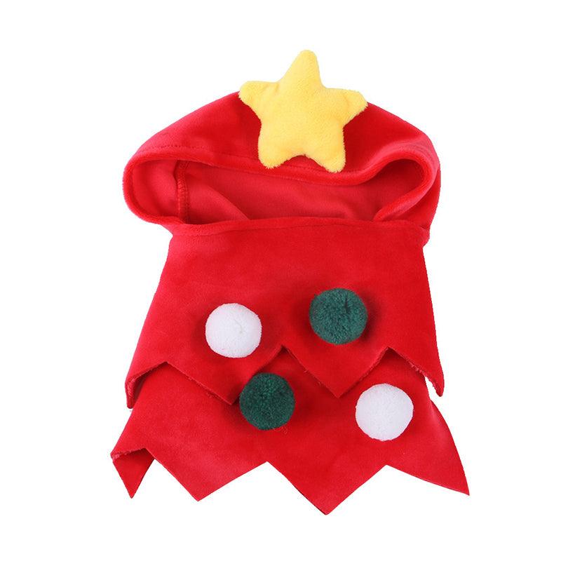 Festive Pet Costume: Christmas Cloak For Dogs And Cats