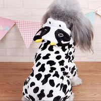 Autumn And Winter Dog Pet Costume Collection: Cozy Coral Fleece Cartoon Style