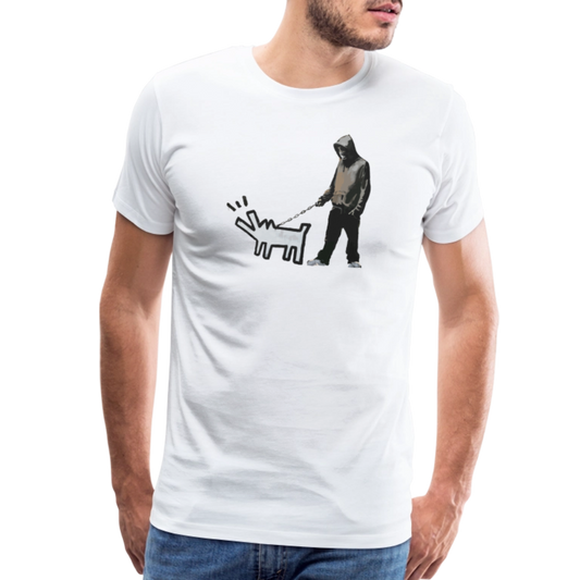 Banksy Dog Walker Artwork T-Shirt