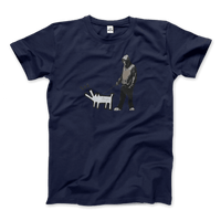 Banksy Dog Walker Artwork T-Shirt