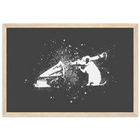 Banksy Rocket Dog (His Master’s Voice) Street Art Poster