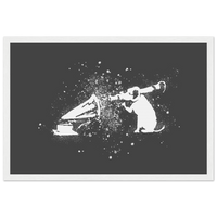 Banksy Rocket Dog (His Master’s Voice) Street Art Poster