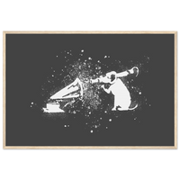 Banksy Rocket Dog (His Master’s Voice) Street Art Poster