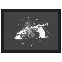 Banksy Rocket Dog (His Master’s Voice) Street Art Poster