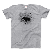 Banksy Wet Dog Splatter 2007 Street Art T-Shirt