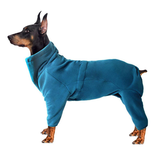 Cozy Canine Couture: Plush Polar Fleece Four-Legged Attire For Medium And Large Dogs