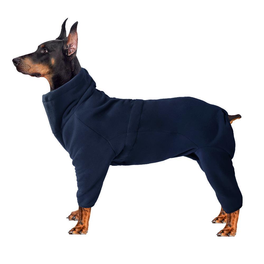 Cozy Canine Couture: Plush Polar Fleece Four-Legged Attire For Medium And Large Dogs