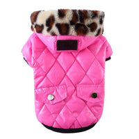 Cozy Canine Couture: Stylish Autumn And Winter Fur Collar Dog Coat