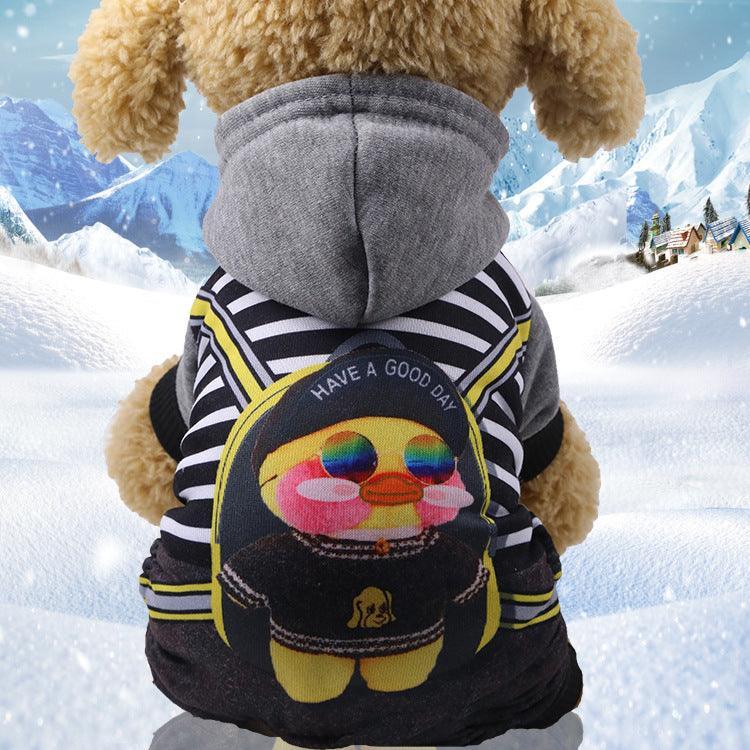 Cozy Canine Couture: Stylish Four-Legged Button-Up Pet Clothes