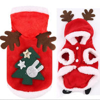 Festive Santa Claus Dog Costume For Small Dogs - Perfect For Christmas Celebrations!