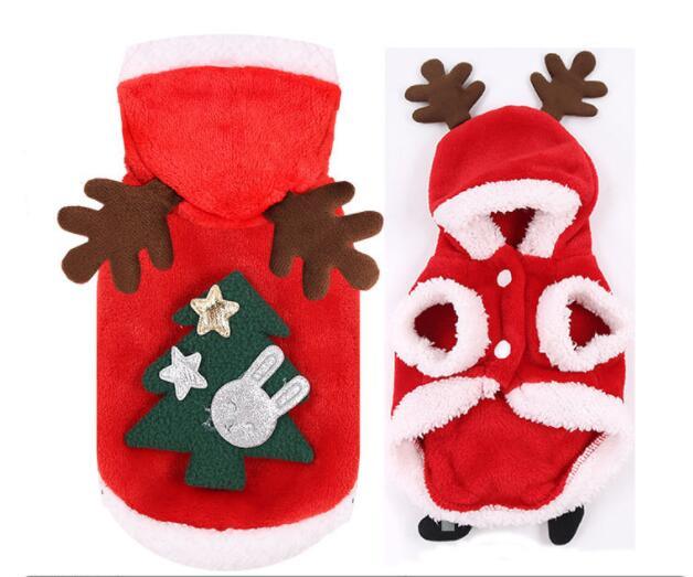 Festive Santa Claus Dog Costume For Small Dogs - Perfect For Christmas Celebrations!